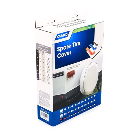 Camco COVER, SPARETIRE A / 34IN DIAMETER VINYL, BLACK 45252